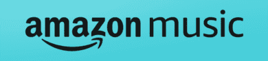 A blue banner with the words amazon news written in black.
